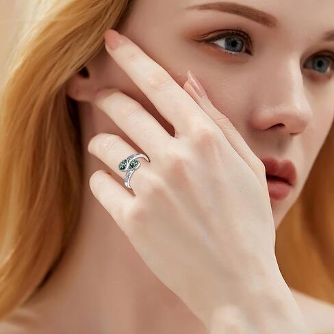 925 Sterling Silver Moonstone Rings للنساء قابلة للتعديل عباد الشمس حلقة الإبهام خمر ملعقة المجوهرات هدايا in Kuwait