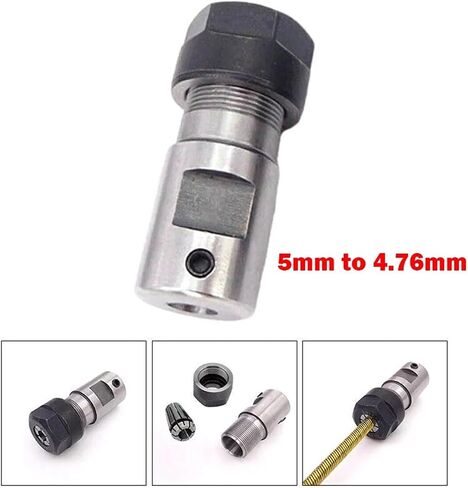 Flexible Shaft Coupling 5mm to 4.76mm Collet Joint for RC DIY Boat Parts in Saudi Arabia