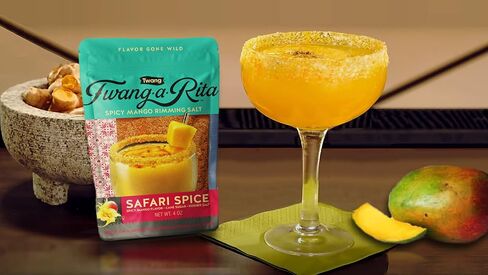 Twang-A-Rita Cocktail Rimming Salt Blend, Savory Variety, 4 Ounce Pouch (Set of 3) 1 Each: Chile Lime, Grapefruit, Mango in Saudi Arabia