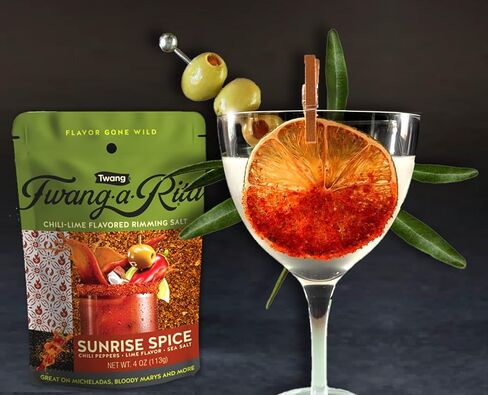 Twang-A-Rita Cocktail Rimming Salt Blend, Savory Variety, 4 Ounce Pouch (Set of 3) 1 Each: Chile Lime, Grapefruit, Mango in Saudi Arabia