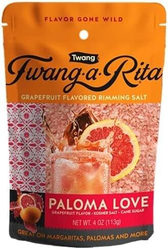 Twang-A-Rita Cocktail Rimming Salt Blend, Savory Variety, 4 Ounce Pouch (Set of 3) 1 Each: Chile Lime, Grapefruit, Mango in Saudi Arabia
