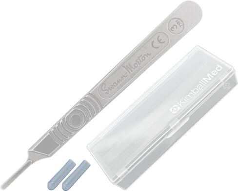 مقبض Scalpel Swann Morton No 3 للشفرات 10 و 10R و 11 و 15 و 15A لحمل شفرة الفولاذ المقاوم للصدأ و 2 حماة مقبض Scalple in Saudi Arabia