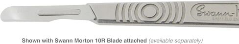 مقبض Scalpel Swann Morton No 3 للشفرات 10 و 10R و 11 و 15 و 15A لحمل شفرة الفولاذ المقاوم للصدأ و 2 حماة مقبض Scalple in Saudi Arabia