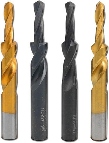 1Pcs HSS Countersink Step Drill Bit Black Oxide Screw Countersunk Drill Bits 90/180 for Copper Aluminum M3-M12(Titanium Coated,M10(180 Degree)) in Saudi Arabia