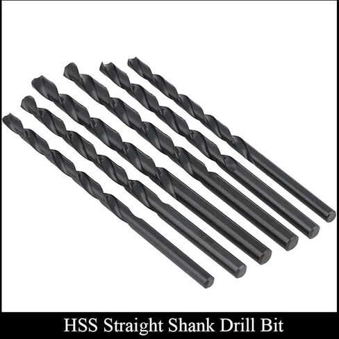 8.9mm 9mm 9.1mm 9.2mm 175mm الطول المعدني الخشبي عالي السرعة HSS الأسود بالكامل Black Wething Straight Shank Twist بت 1pcs (1pc 8.9mm) in Saudi Arabia
