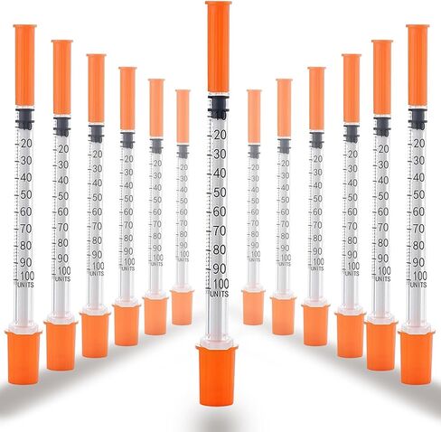 محاقن 1ML/CC مع 29G 1/2 "(13 مم) الإبرة ، و 30pack مختبر لوازم ملفوفة بشكل فردي (1cc 29g 1/2" -30pack) in Kuwait