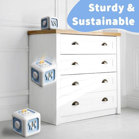 SOCBTNSO Busy Cube for Toddlers 1 Years, Montessori Toys for 1+ Year Old, Travel Toys for Kids 1-3, Learning Fine Motor Skills| First Birthday Gift for Children 12 Month + in Kuwait