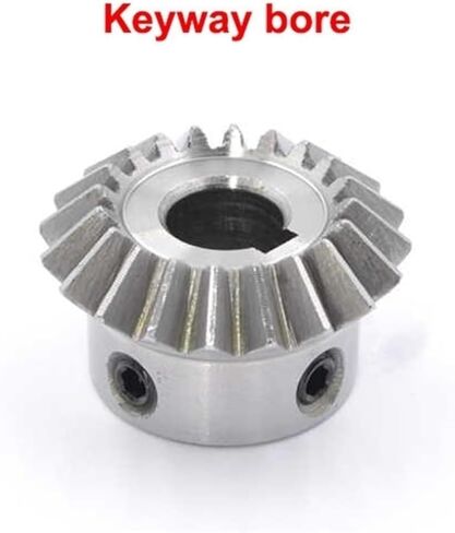 1 Piece 1:1 40CR Bevel Gear 1.5M 20 Teeth Inner Hole 8/10/12/14/15/16mm 90 Degree Meshing Angle Steel Gear quenching(14mm) in Saudi Arabia