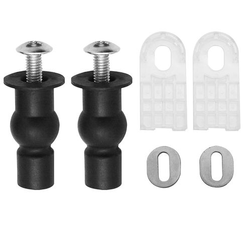 براغي مقعد المرحاض ، متوافقة مع Toto ومعظم المراحيض ، بما في ذلك وسادات الاستقرار الصافية ، جهاز تثبيت مقعد المرحاض مع مسامير تمدد المطاط لتركيب وإصلاح الثقب العمياء (2-PCs) in Kuwait