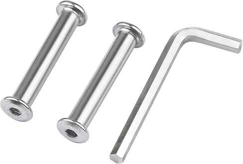 2 Pack 001177 & 005362 Top Connector Bracket Mounting Bolt for Bennington SS Bimini - 304 Stainless Steel with Hex Wrench - Pontoon Boat Accessories & Boat Parts in Saudi Arabia