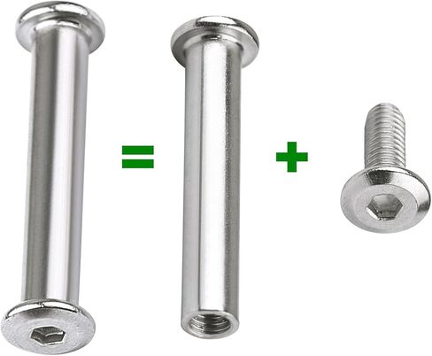 2 Pack 001177 & 005362 Top Connector Bracket Mounting Bolt for Bennington SS Bimini - 304 Stainless Steel with Hex Wrench - Pontoon Boat Accessories & Boat Parts in Saudi Arabia