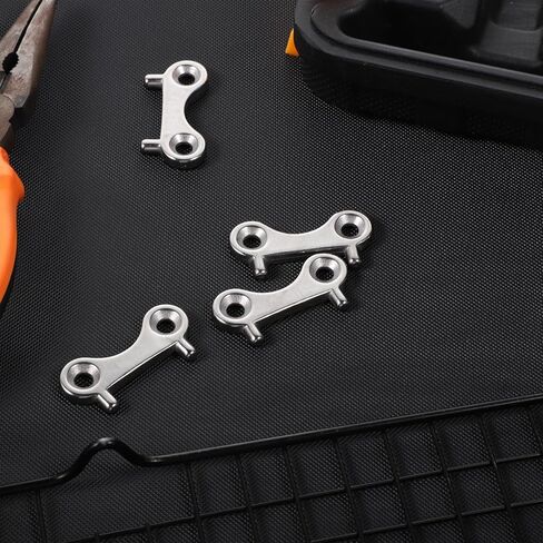 4 PCS Boat Gas Cap Key, Stainless Steel Boat Gas Key, Deck Fill Plate Keys Replacement for Marine Boats Yacht Fuel Water Tank in Kuwait