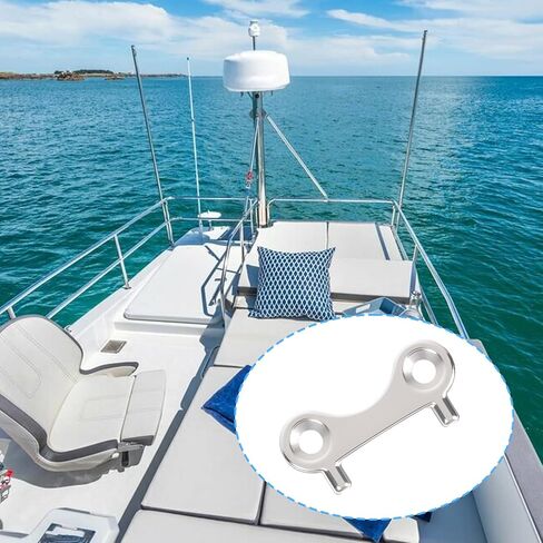 4 PCS Boat Gas Cap Key, Stainless Steel Boat Gas Key, Deck Fill Plate Keys Replacement for Marine Boats Yacht Fuel Water Tank in Kuwait