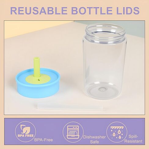 Compatible with Owala Kids Replacement Lid,Silicone Replacement Lid Fit for Owala Kids Insulation Stainless Steel Tumbler 12 Oz 15 Oz,with Spill Resistant Flexible Straw,Dishwasher Safe,Green,2Set. in Kuwait