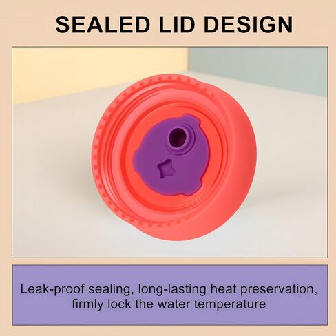 Compatible with Owala Kids Replacement Lid,Silicone Replacement Lid Fit for Owala Kids Insulation Stainless Steel Tumbler 12 Oz 15 Oz,with Spill Resistant Flexible Straw,Dishwasher Safe,Green,2Set. in Kuwait