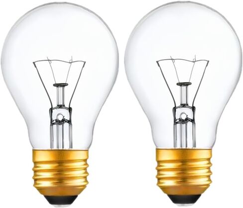 40 Watt Incandescent Light Bulbs,e26 Chandelier Bulbs, ge Light Bulbs 40 watt,Medium E26 Candelabra Base 40W Equivalent Incandescent Torpedo Tip Chandelier with Crystal Clear (6) in Kuwait