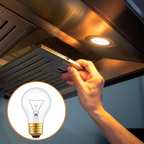 40 Watt Incandescent Light Bulbs,e26 Chandelier Bulbs, ge Light Bulbs 40 watt,Medium E26 Candelabra Base 40W Equivalent Incandescent Torpedo Tip Chandelier with Crystal Clear (6) in Kuwait