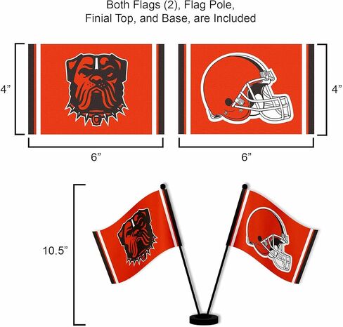 Cleveland Browns Desk and Table Top Flags in Saudi Arabia