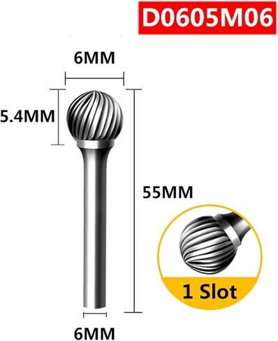 1pcs d/dx type tungsten carbide carbide file point burr die grinder tools thailing charing metal wood wood bit (d1210m06) in Saudi Arabia