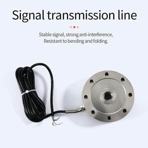 Spoke Type Load Cell Sensor, Tension Compression Force Weight Pressure Sensor for Scale,High Accuracy 0.2%,Diameter 72mm Height 28.5mm (0-200KG) in Kuwait
