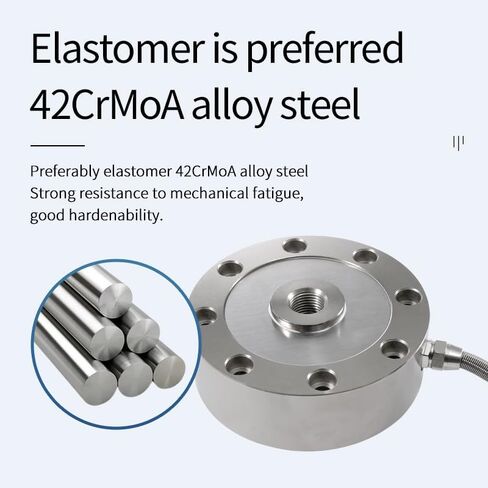 Spoke Type Load Cell Sensor, Tension Compression Force Weight Pressure Sensor for Scale,High Accuracy 0.2%,Diameter 72mm Height 28.5mm (0-200KG) in Kuwait