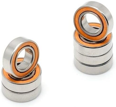 1PCS SMR117 2RS ABEC7 7x11x3 SMR117 ABEC7 مقاوم المقاوم للصدأ كرة سيراميك هجين يحمل MR117 بدون شحوم تحول سريع in Saudi Arabia