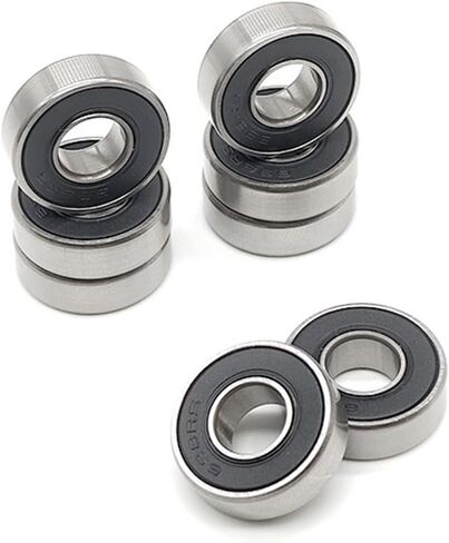 698rs 8x19x6 mm تحمل مصغرة 698RS محامل الكرة 619/8RS Z2V1 698 2RS 5pcs in Saudi Arabia