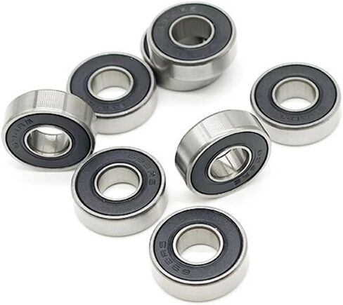 698rs 8x19x6 mm تحمل مصغرة 698RS محامل الكرة 619/8RS Z2V1 698 2RS 5pcs in Saudi Arabia