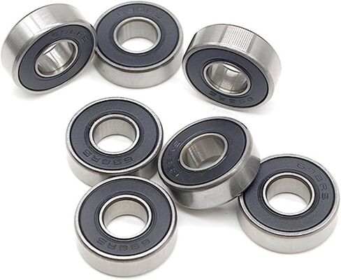 698rs 8x19x6 mm تحمل مصغرة 698RS محامل الكرة 619/8RS Z2V1 698 2RS 5pcs in Saudi Arabia