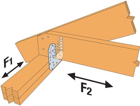 Simpson Strong-Tie H10A-2 - 18-Gauge Galvanized Hurricane Tie in Saudi Arabia