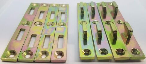 5 "× 5/8" السحابات السكك الحديدية السرير Ylo Zinc 1/8 "Mth Platte River PKG 0F 4 EA 130607 (4-Pack) in Saudi Arabia