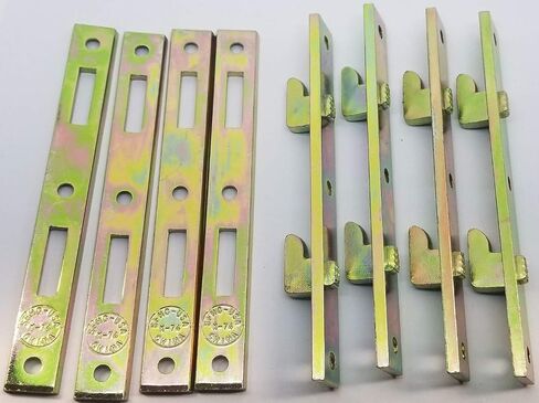 5 "× 5/8" السحابات السكك الحديدية السرير Ylo Zinc 1/8 "Mth Platte River PKG 0F 4 EA 130607 (4-Pack) in Saudi Arabia