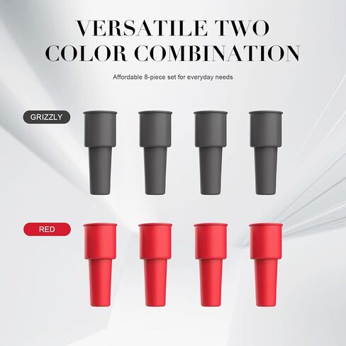 سدادات نبيذ من السيليكون 8 PC ، ختم محكم الإغلاق ، وقبعات زجاجة قابلة لإعادة الاستخدام لصودا البيرة الشمبانيا النبيذ ، والحفاظ in Kuwait