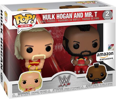 Funko Pop! WWE - Hulk Hogan & Mr. T, Hulkamania 2 Pack, Amazon Exclusive (51720) in Saudi Arabia
