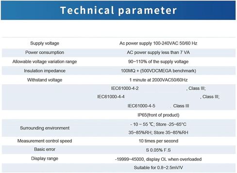 تحميل مستشعر خلية مع مؤشر عرض عرض قوة زيادة ضغط الوزن AC100-240V النطاق الحد الأقصى 0-5000KG/11000LB/49KN قوة ضغط مصغرة (مؤشر 0-3000KG) in Saudi Arabia