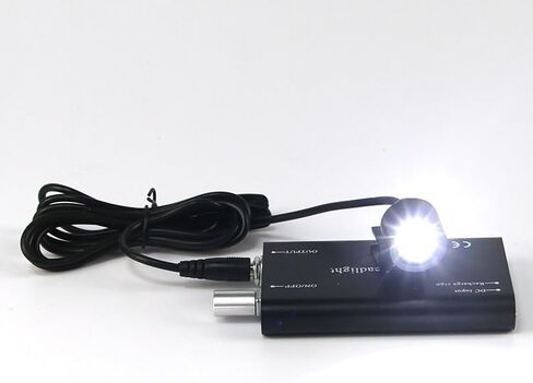 إدراج نوع الأمامي من نوع LOUPES الأسنان محمولة مصباح الأمامي LED لمكبرات المكبرات القابلة لإعادة الشحن (أسود) in Saudi Arabia