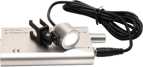 إدراج نوع الأمامي من نوع LOUPES الأسنان محمولة مصباح الأمامي LED لمكبرات المكبرات القابلة لإعادة الشحن (أسود) in Kuwait