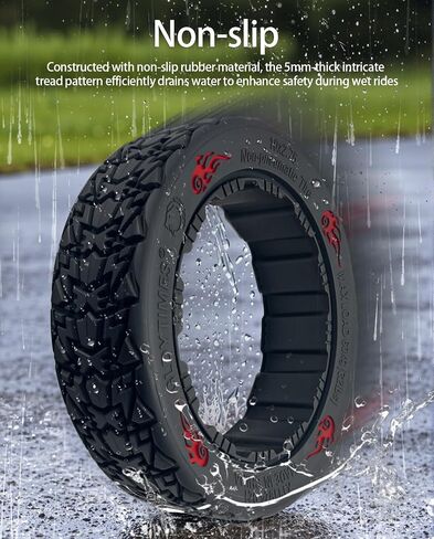 10x2.75 Off Road Gokart Tyre ، إطارات خلفية الانجراف الملائمة لـ Ninebot بواسطة Segway Gokart Pro/Pro 2 Gokart Series ، Scooter Ninebot S Max ذاتيًا ، Go Kart Kit Recbit Parts ، Wear Resistance ، 2pcs in Kuwait