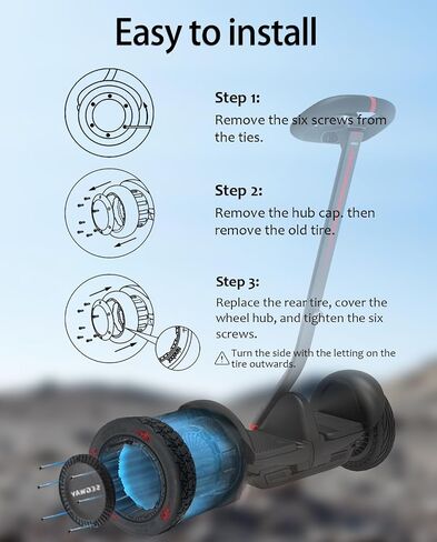 10x2.75 Off Road Gokart Tyre ، إطارات خلفية الانجراف الملائمة لـ Ninebot بواسطة Segway Gokart Pro/Pro 2 Gokart Series ، Scooter Ninebot S Max ذاتيًا ، Go Kart Kit Recbit Parts ، Wear Resistance ، 2pcs in Kuwait