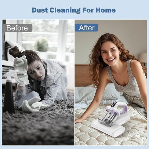 منظف ​​فراغ مرتبة ، مكنسة كهربائية للأشعة فوق البنفسجية للمراتب مع التنظيف العميق للموجات فوق الصوتية والدفاع ، فصح الشعر البالغة 15 كيلو باسكال للحيوانات الأليفة للسرير/الأريكة (الحبل ، الأرجواني الخيالي) in Kuwait