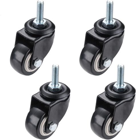 4pcs الأثاث العجلات الثقيلة 200 كجم 1.5 بوصة 40 مم 360 دوار المسمار القابل للدوار (حزمة ب) in Saudi Arabia