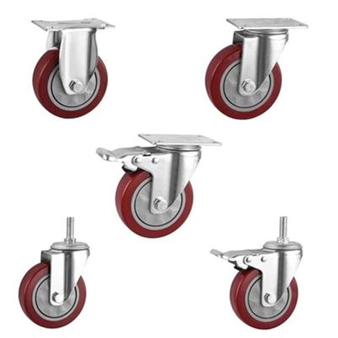 4pcs 5 بوصة الأثاث عجلات العجلات أحادية المحور العجلات دوارة العجلات العجلات العجلات (4pcs-03) in Saudi Arabia