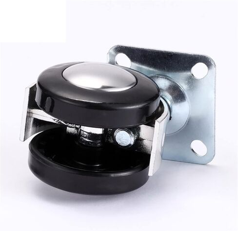 2 Inch Chair Wheel Furniture Caster Heavy Duty M8 / Plate Alloy Swivel Castor Wheels Trolley 4Pcs(Screw Without Brake) in Saudi Arabia