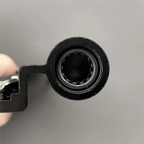 Adjustable Heavy Duty Door Hinges A380 Aluminum Alloy 20mm Groove 1Pcs(Left Black) in Saudi Arabia