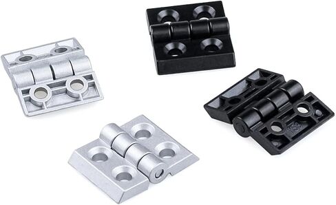 2020 3030 4040 4545 زنك سبيكة المفصلات ملحق ملف تعريف الألومنيوم 5/10pcs (2020 Silver (10pcs)) in Kuwait