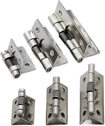 1INCH/1.5inch/2inch الإغلاق الذاتي المفصل 304 الفولاذ المقاوم للصدأ 6 ~ 20pcs (2inch 6pcs) in Saudi Arabia