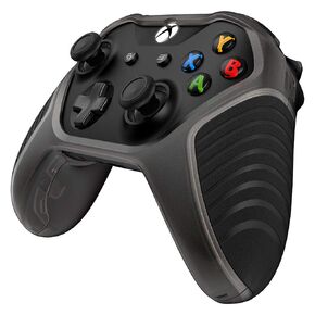 غلاف وحدة التحكم الواقي OtterBox لوحدات التحكم اللاسلكية Xbox One - Pioneer Dark Web (Trans Fog أسود/أسود/فضي معدني)