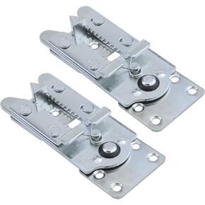 Antrader Sectional Couch Connector Metal Alligator Style Furniture Connector Snap with Screws 2-Pack
