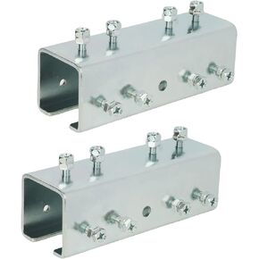 2 PCS Strut Channel Connector Extend Bracket,3.1mm Thickness U Shaped Splice Connector Joiner Extend Mounting Bracket Connection for 1-5/8" Wide 1-5/8" Height Strut Channel