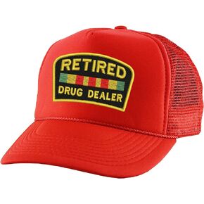 ALLNTRENDS Retired Dealer Embroidered Trucker Hat Adult Baseball Cap Adjustable Snapback